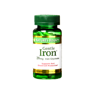Natures Bounty Iron Gentle 28mg 30 Capsule
