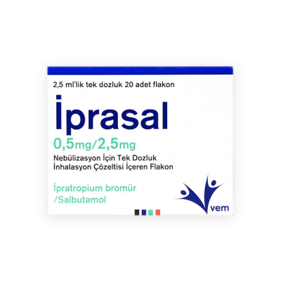 Iprasal 0.5mg/2.5mg 20 Vial