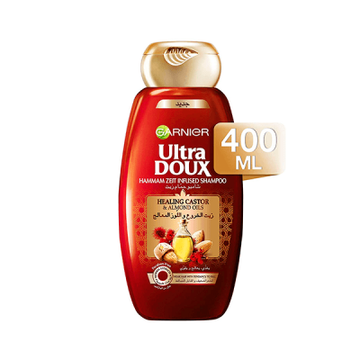 Garnier Ultra Doux Healing Castro Shampoo 400ml