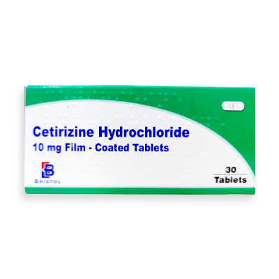 Cetrizine Hydrochloride 10mg 10 Tablet