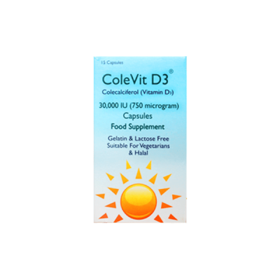Colevit D3 25000IU 15 Capsule