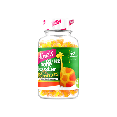 Fine's D3+k2 Bone Booster 60 Gummies