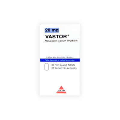 Vastor 20mg 30 Tablet