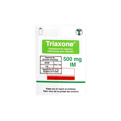 Triaxone 500mg Vial