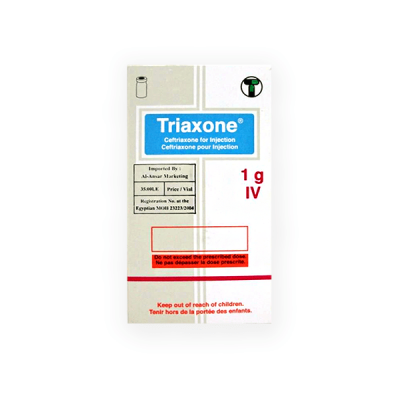 Triaxone 1g Vial+Ampoule