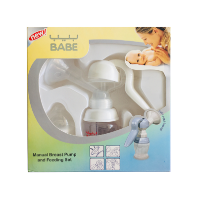 Babe Manual Breast Feeding + Feeding Set