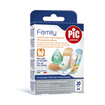 Pic (24023) Strip Family Plaster 20 Piece