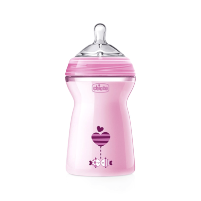 Chicco (197) Bibron 4+ mo 330ml Pink