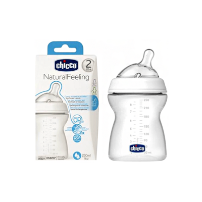 Chicco (268) Natural Feeling 2+ mo 250ml Bottle