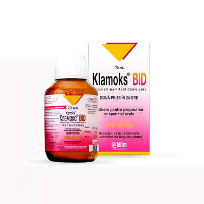 Klamoks Bid 200/28mg/ml 70ml Suspension