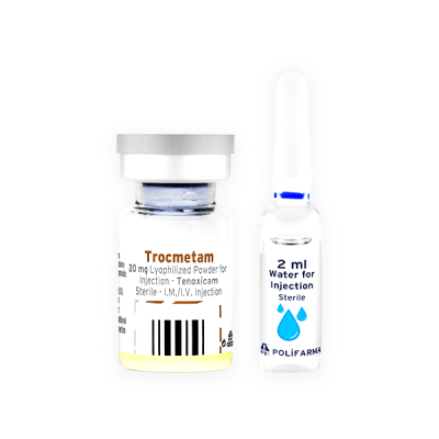 Trocmetam 20mg 1Ampoules 1 Vial