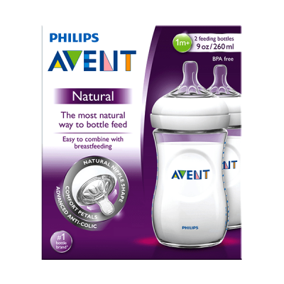 Avent (Scf694/27) 2 Natural Bottle 1+ mo