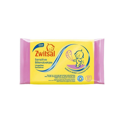 Zwitsal Lingettes Humides Sensitive 57 Lingettes