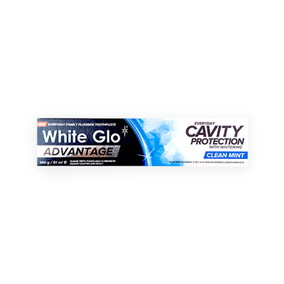 White Glo Advantage Clean Mint Toothpaste 91ml