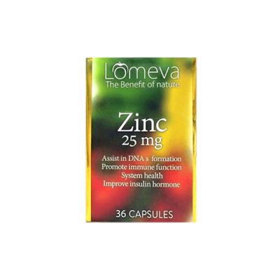 Lomeva Zinc 25mg 36 Capsule