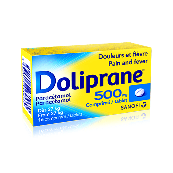 Doliprane 500mg 16 Tablet(France)