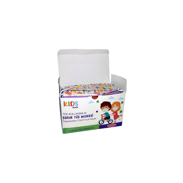 Children Disposable Face Mask 3 Layers 50Piece