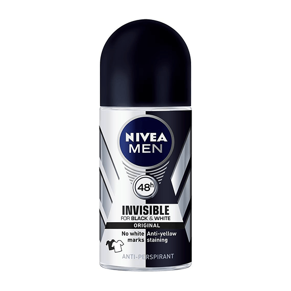 Nivea Men Roll On Invisible Black White 50ml