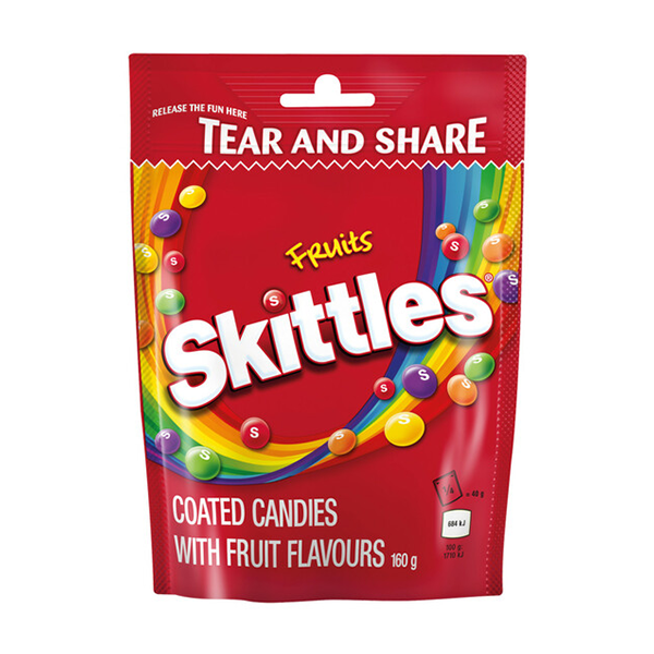 Skittles Fruits 160g kurd