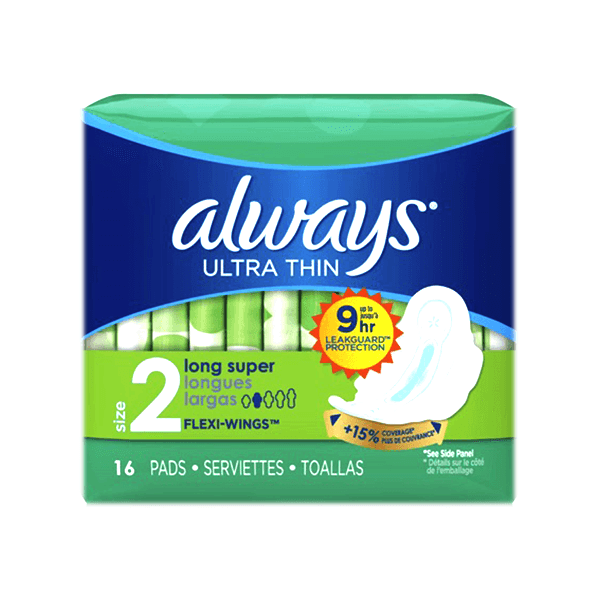 Always Ultra Thin Long Value 16Piece