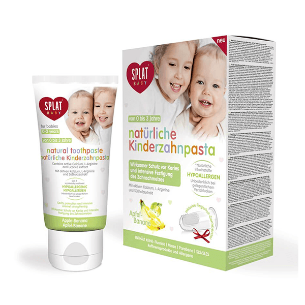Splat Natural Toothpaste Apple Banana 0-3yr 40ml