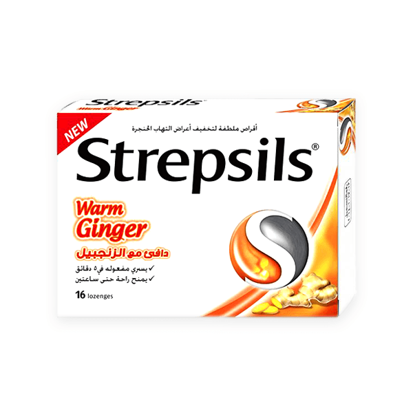 Strepsils Warm Ginger 16 Lozenges