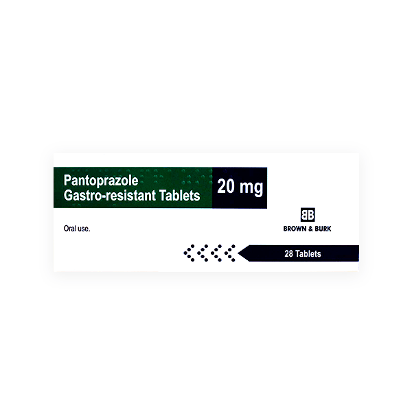 Pantoprazole 20mg 28 Tablet (Brown&Burk)