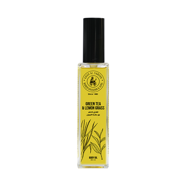 Khan Al Saboun GreenTea & Lemon Grass BodyOil 50ml