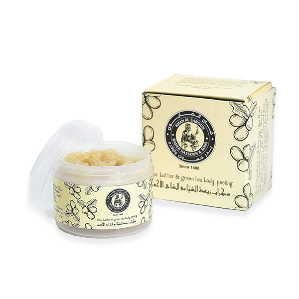 Khan Al Saboun Shea Butter & GreenTea Scrub 150g