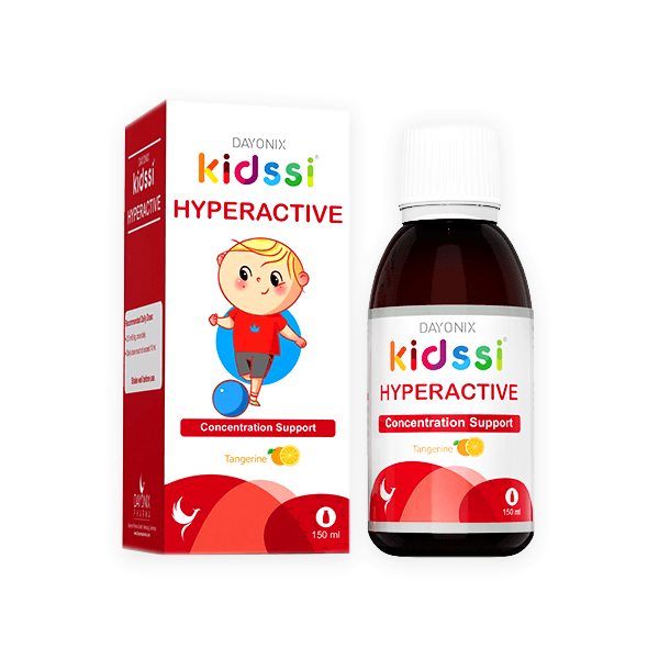 Kidssi Hyperactive Tangerine 150 ml Bottle