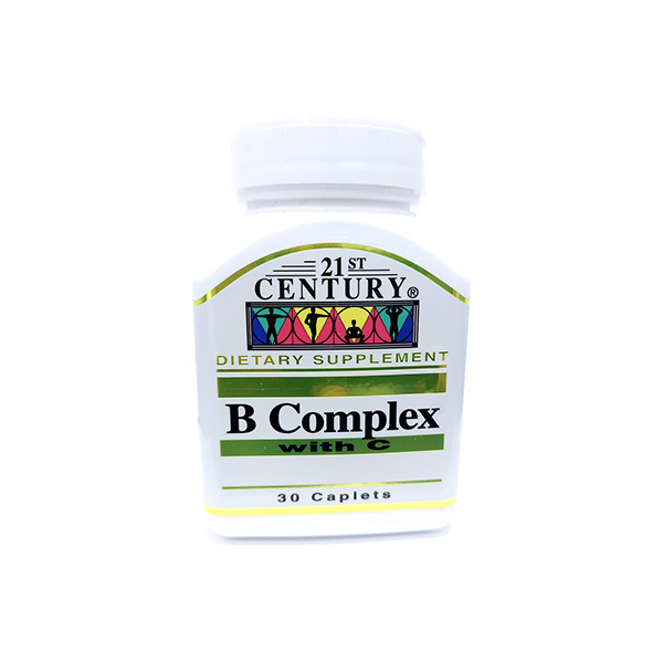 21 Century B Complex With Vit C 30 Capsule