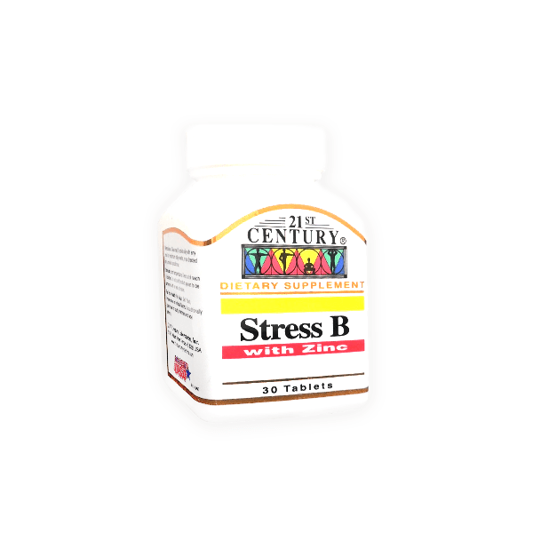21st Century Stress B With Zinc 30 Tablet
