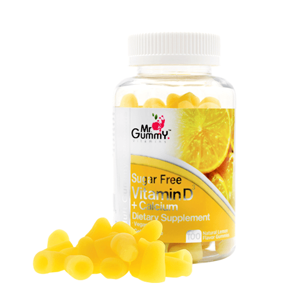 Mr Gummy Calcium Plus +Vit D Lemon 60 Tablet