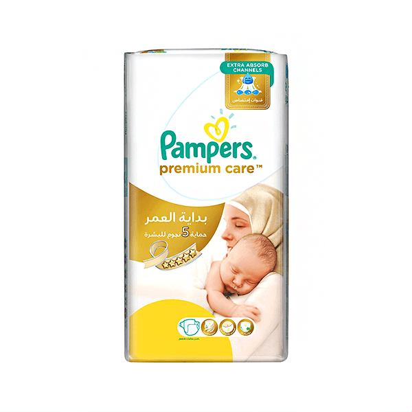 Pampers Premium#1 (2-5Kg)Large 50Piece