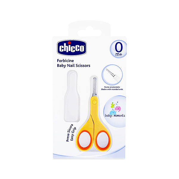 Chicco (88) Forbicine Orange Baby Nail Scissors