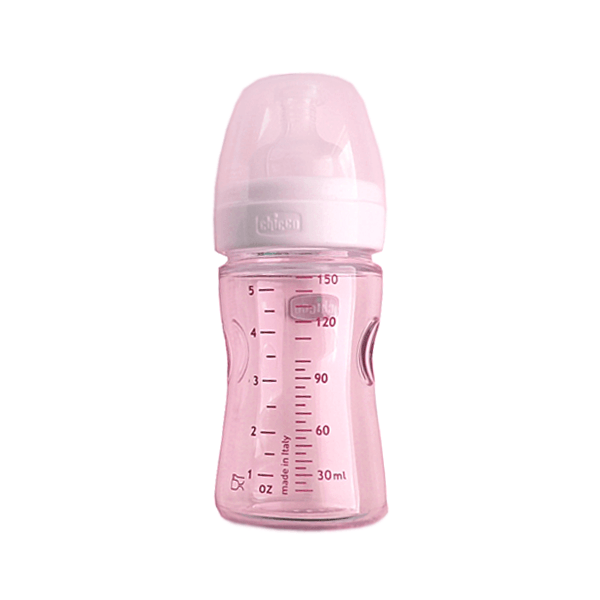 Chicco (29) Bibron Vetro Superior Glass Pink 0+ mo