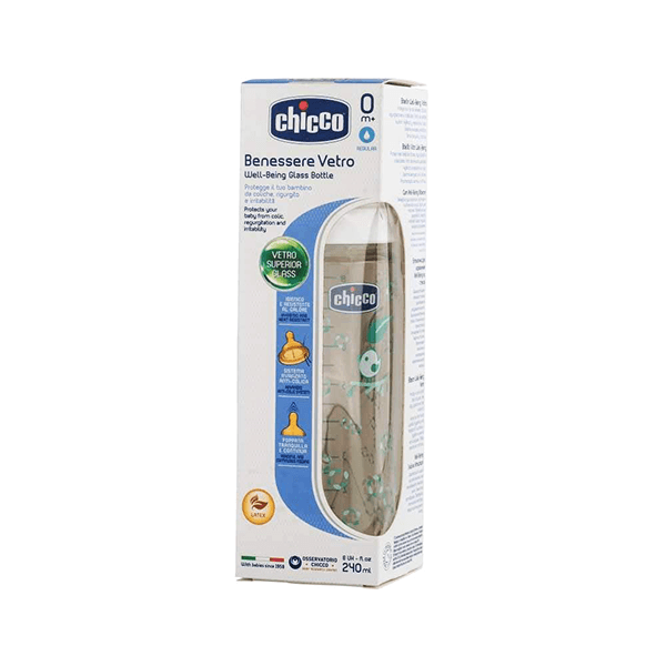 Chicco (24) Bnessere Vetro 240ml 0+mo