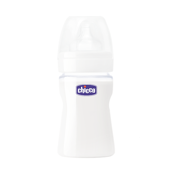 Chicco (235)Pure Glass Silicone Bottle 0+ mo 150ml