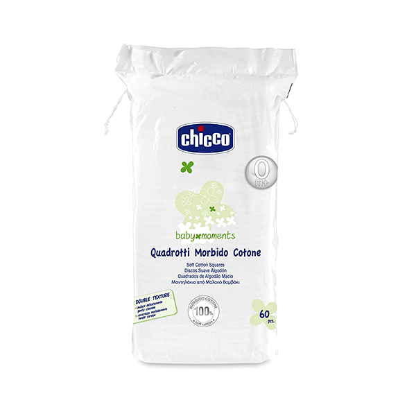 Chicco (2654) Quadrotti MorbidoCotton buds60Piece