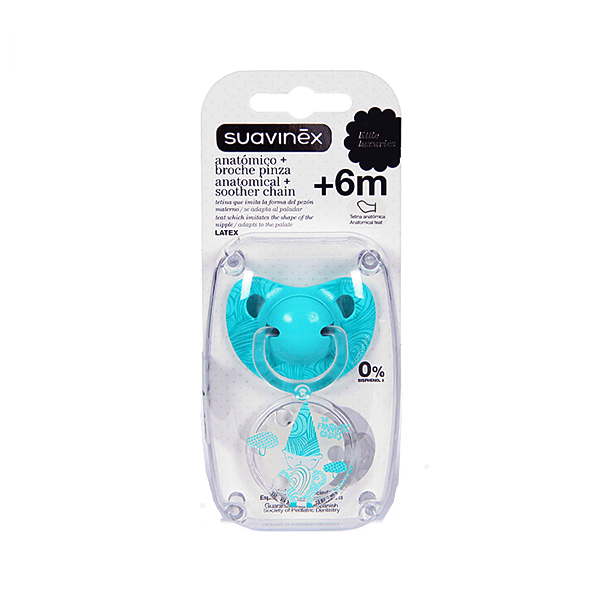 Suavinex (266) Anatomico+Broche Pinza (6-18 mo)