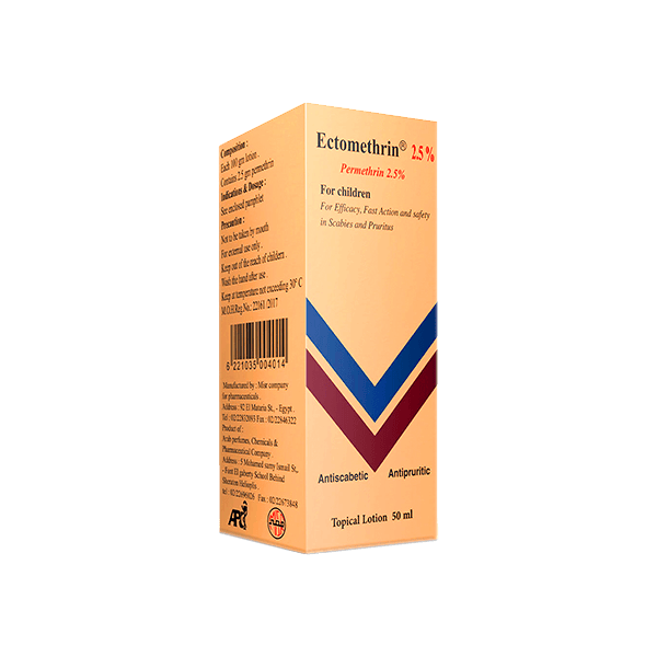 Permethrin 2.5% 50ml Lotion (Endoderm)