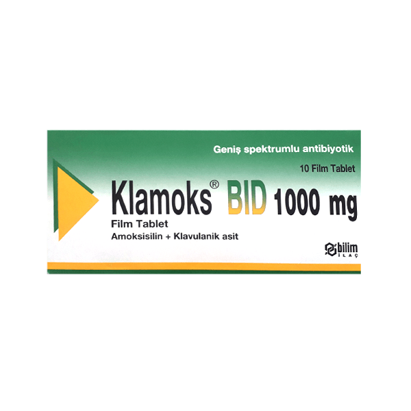 Klamoks Bid 1000mg 10 Tablet