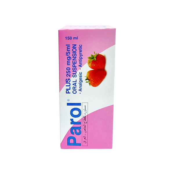 Parol Plus 250/5mg/ml 150ml Suspension