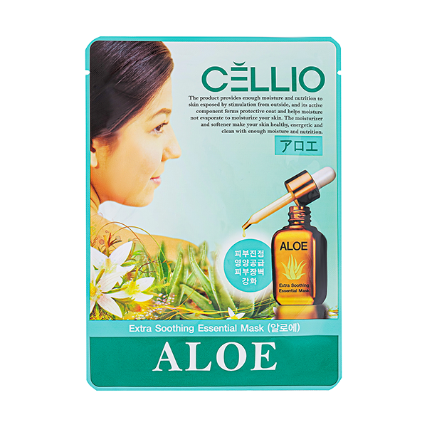 Mask Face Cellio Aloe 1Sheet